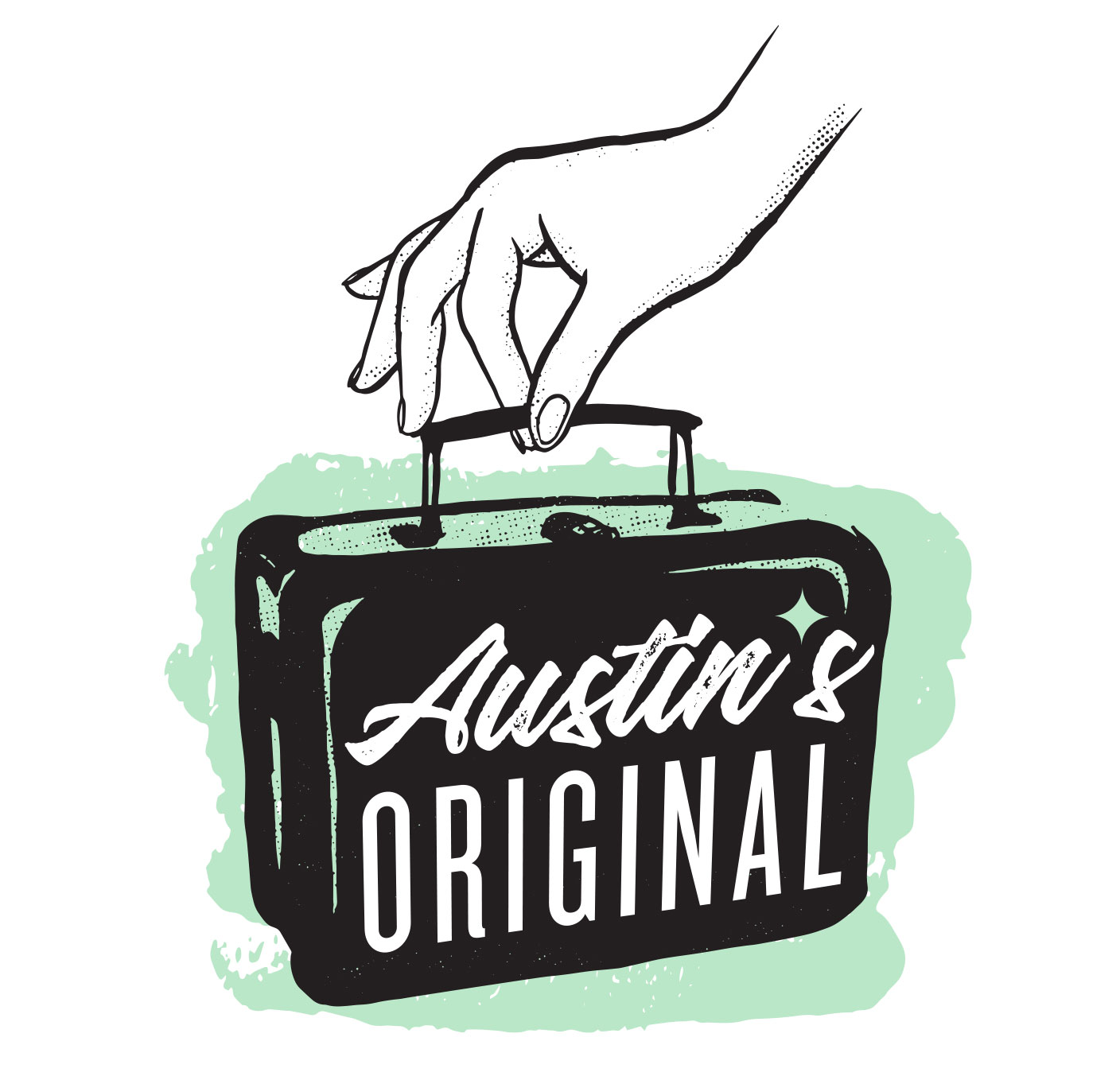 Tiny Pies Austin's Original Illustration Icon