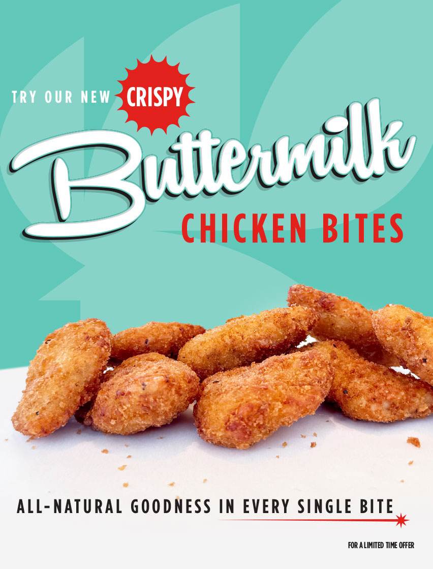 Crispy Buttermilk Chicken Bites from P.Terry's Burger Stand