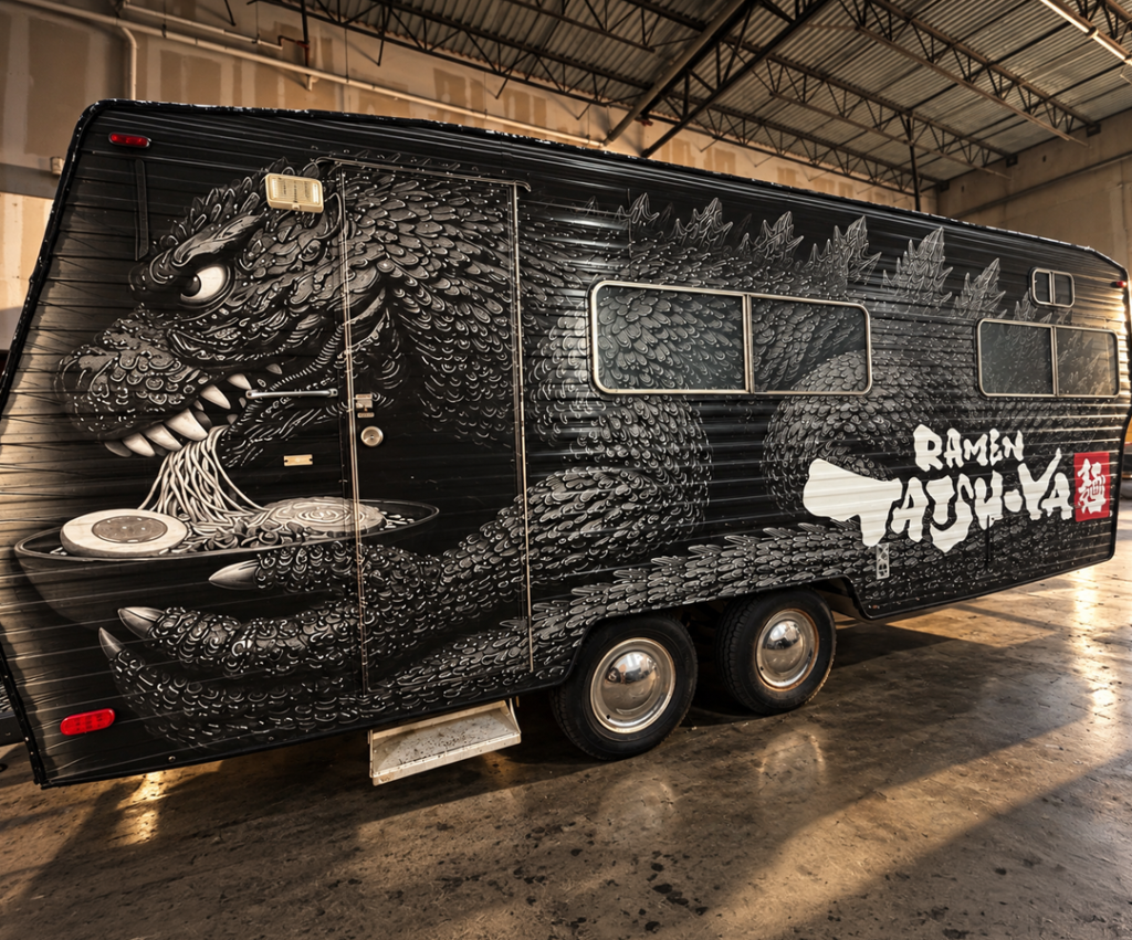 Ramen Tatsu-Ya Trailer Wrap