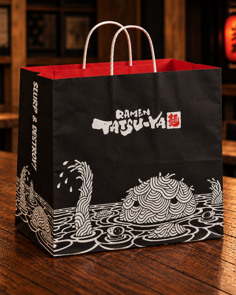 Ramen Tatsu-Ya Shoppers Bag Packaging